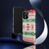 Icelandic Watercolor inspired by Christmas Sweaters - Impact Resistant Phone Case